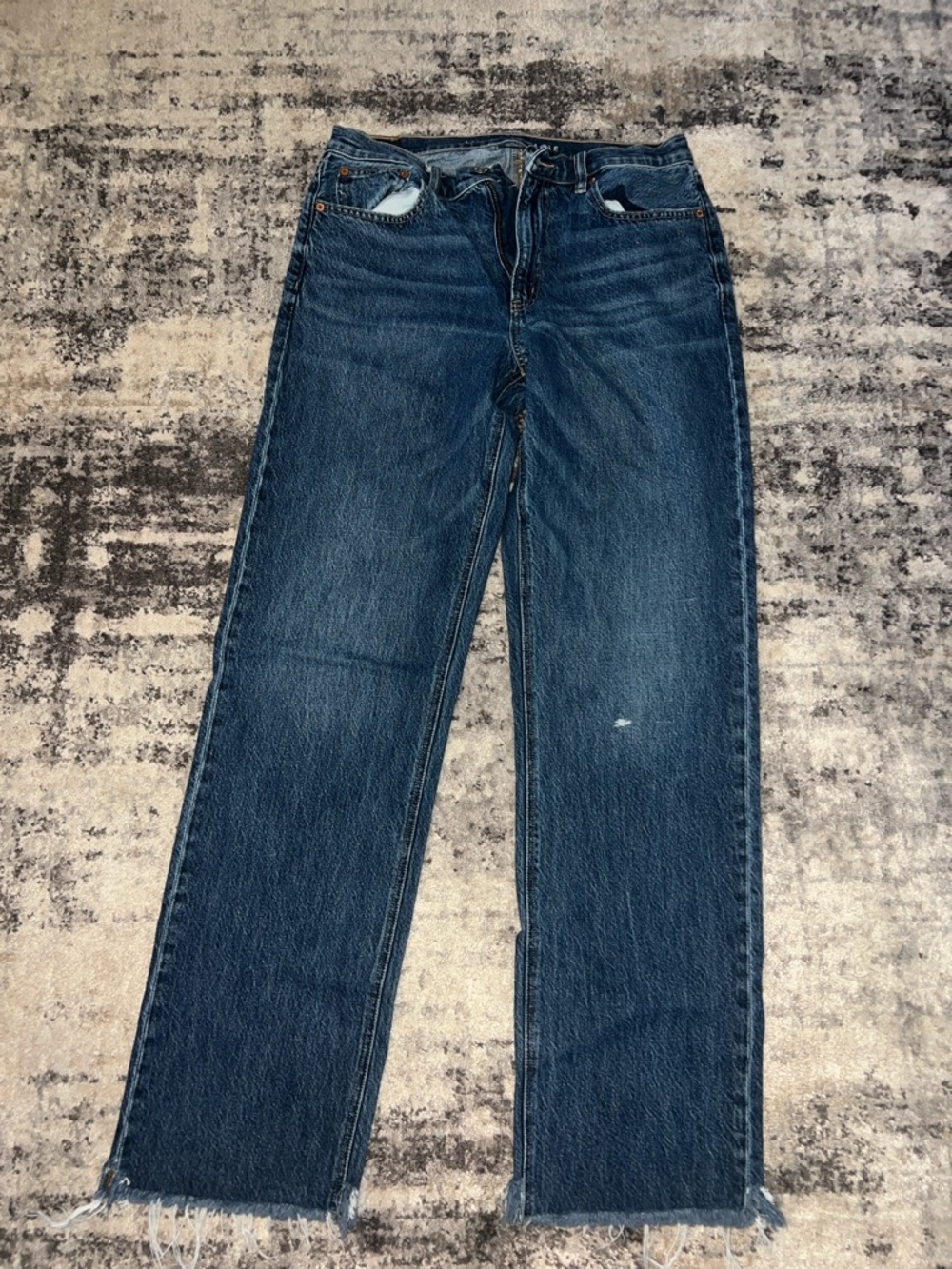 American Eagle Outfitters Baggy Straight Leg Denim Jeans